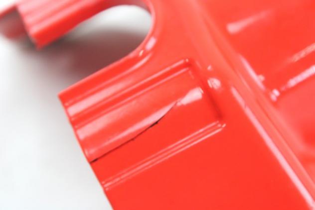 APRILIA TUONO 660 2B006630 COVER SERBATOIO BLOCCHETTO ACCENSIONE 21 - 25 TANK COVER CON CREPA - Foto 6