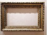 Cornice quadro originale '800 , legno e gesso dorati adattata monitor tv 42"