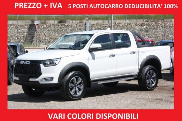 EVO Evo Cross4 2.0 Turbo Diesel Doppia Cabina VARI COLORI NUOVO rif. 23770289