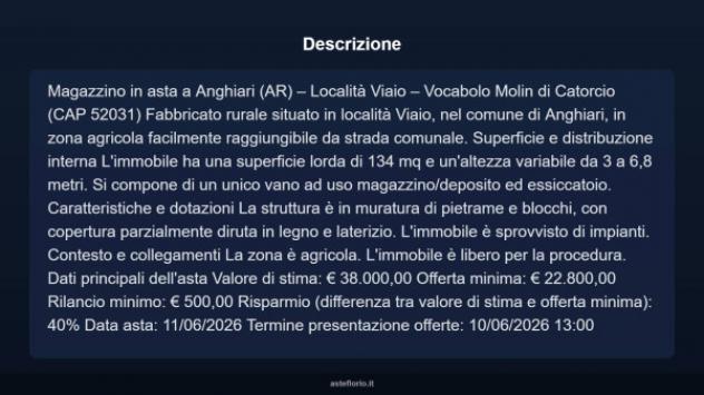 Immobile in asta di 134 m² in vendita a Anghiari - Foto 4