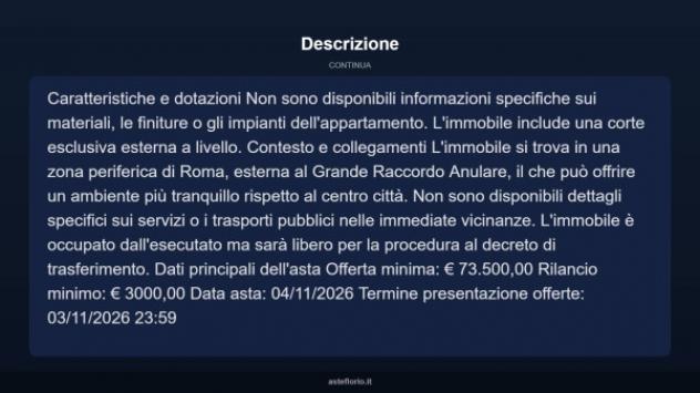 Immobile in asta di 82 m² in vendita a Roma - Foto 7