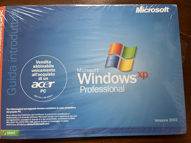 Originale Microsoft Windows XP Professional 2002 | raro