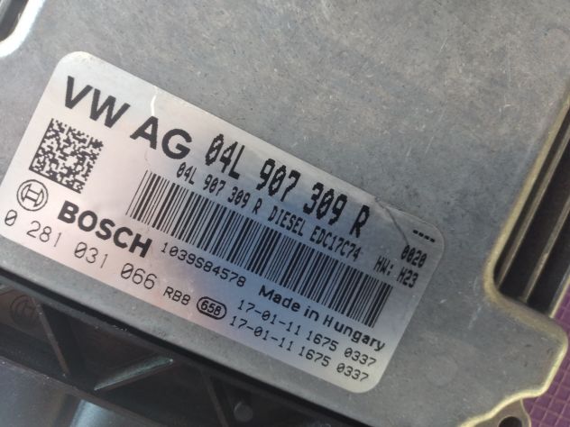 CENTRALINA MOTORE SEAT LEON 2.0 DIESEL, CODICE : 0281031066 BOSCH 0281031066 CE - Foto 6