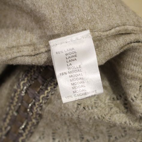 Maglione cardigan beige - tg. M - Foto 7