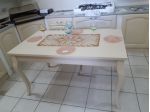 TAVOLO RETTANGOLAB. ALLUNG. 80X140 + 42 COD. 20123