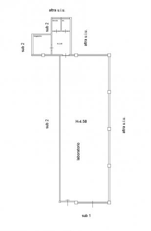 Capannone artigianale in vendita a Cascina 161 mq Rif: 1296634