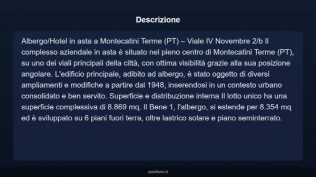 Immobile in asta di 8869 m² in vendita a Montecatini-Terme - Foto 4