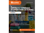OPERAIO / OPERAIA ALIMENTARE (3 TURNI)