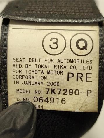 CINTURA DI SICUREZZA ANTERIORE DESTRA LEXUS RX Serie 7K7290-P 2GRFE (0510) - Foto 3