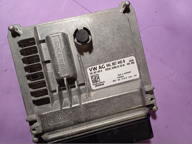 WOLK AG 04B 907 445 ECU DELPHI DCM 6.2V 28459901 VW AUDI Seat Engine ECU 1.6 TD - Foto 2