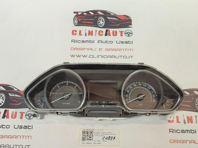 QUADRO STRUMENTI PEUGEOT 2008 1° Serie 9805976080 9H06 (13)