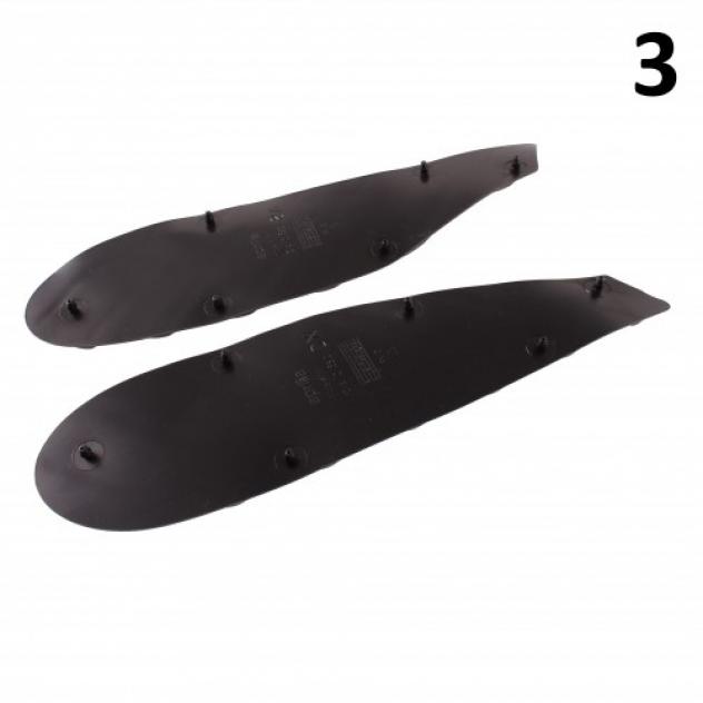 Coppia tappetini poggiapiedi scooter Aprilia SR AP8248665 AP8248666 - Foto 3