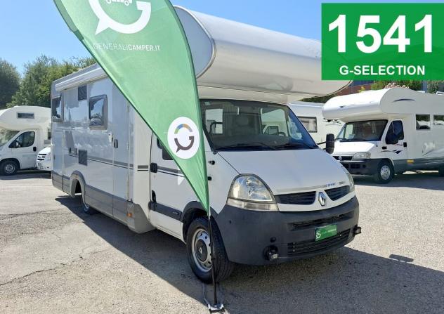 CAMPER KNAUS RENAULT MANSARDATO 6 POSTI DINETTE LETTO MATRIMONIALE GARAGE CLIMATIZZATORE FOTOVOLTAICO CAMPEGGIO USATI GENERALI 1541 - Foto 2