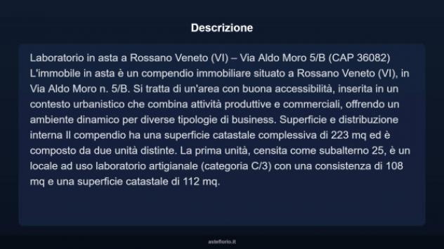 Immobile in asta di 223 m² in vendita a Rossano Veneto - Foto 10