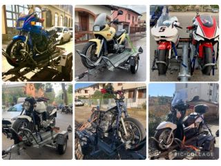 NOLEGGIO CARRELLO PER TRASPORTO MOTO SCOOTER - disponibile H24
