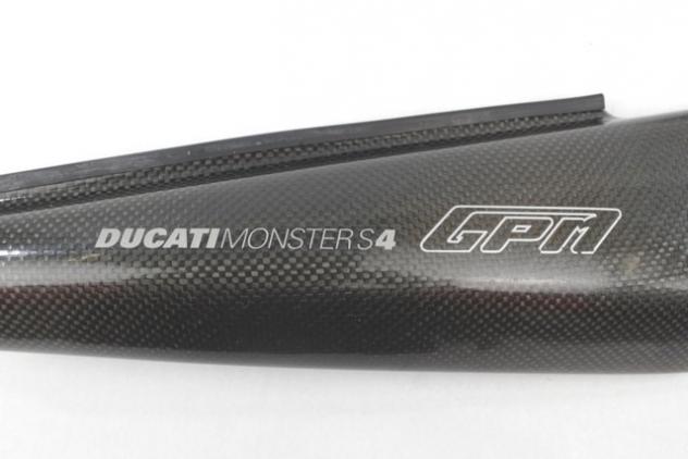 DUCATI MONSTER S4 916 48210312AA 48210322BA FIANCHETTI CARBONIO 01 - 02 CARBON SIDE COVERS - Foto 3