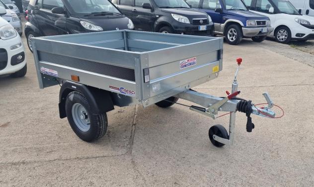 Rimorchio Cresci B3 450 Kg cm142x111x34H con freni - Foto 9