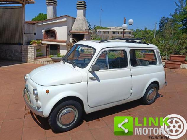 FIAT 500 GIARDINETTA CON GANCIO E CARRELLO rif. 24055547