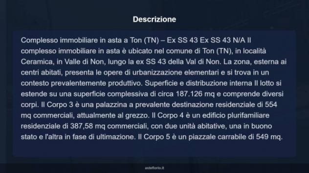 Immobile in asta di 187126 m² in vendita a Ton - Foto 8