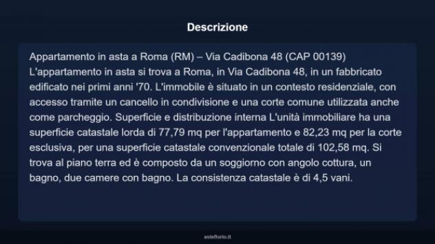 Immobile in asta di 77 m² in vendita a Roma - Foto 4
