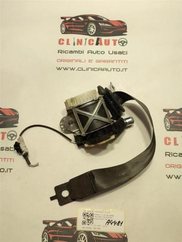 CINTURA DI SICUREZZA POSTERIORE DX RENAULT Clio Serie 34006768 33055457B K9K (0408)