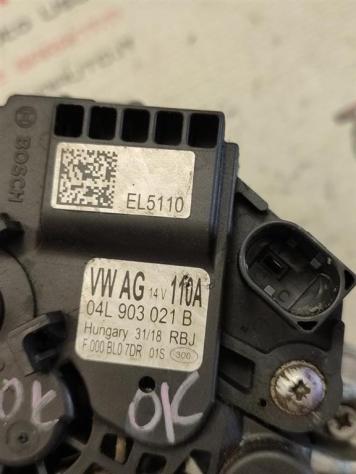 ALTERNATORE SEAT Ibiza Serie 04L903021B F000BL07DR DGT diesel 1598 (17) - Foto 3
