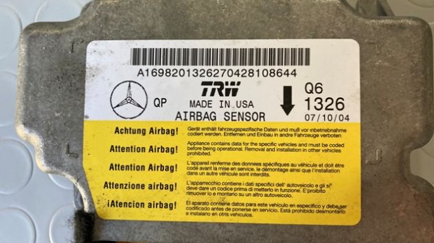 Centralina airbag Mercedes Classe A W169 del 2006 (A1698201326) - Foto 2