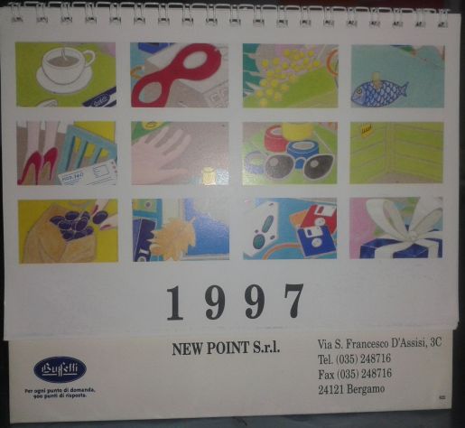 Calendario Buffetti 1997