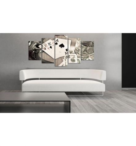 Quadro Col Poker Cm. 100x60 E 200x100 - ARREDALACASA - Foto 2