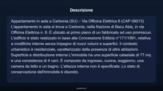 Immobile in asta di 77 m² in vendita a Carbonia - Foto 4