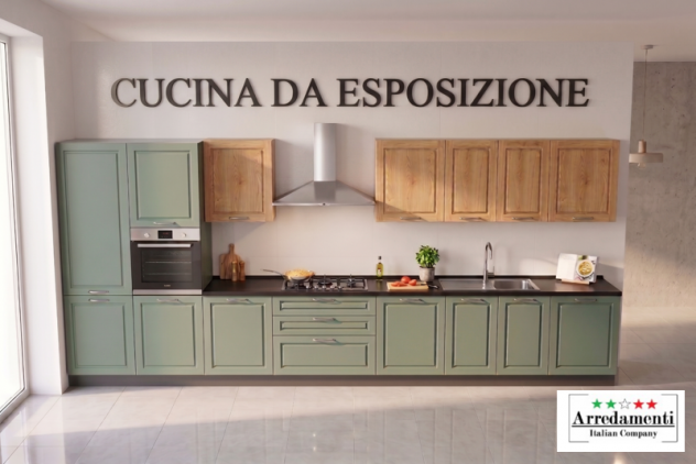 CUCINA NUOVA DA ESPOSIZIONE COMPLETA DI ELETTRODOMESTICI CUCINE COMPONIBILI