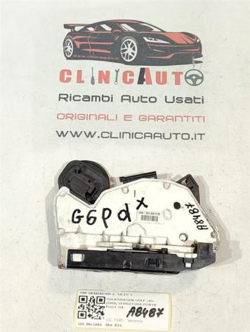 SERRATURA POSTERIORE DESTRA VOLKSWAGEN Golf 6 Berlina 5K4839016B BSE (0812) - Foto 2