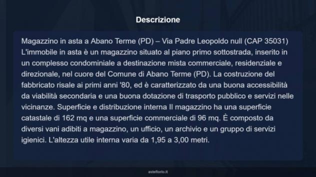 Immobile in asta di 162 m² in vendita a Abano Terme - Foto 9