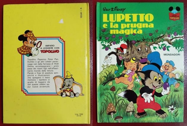 LUPETTO e la prugna magica, IMPARO A LEGGERE CON TOPOLINO, 1^ Ed. 1978. - Foto 5