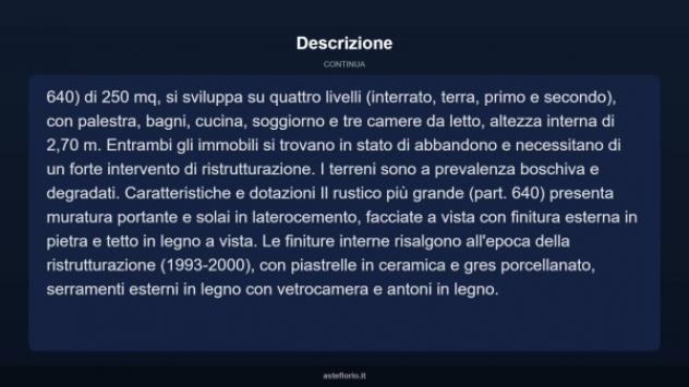 Immobile in asta di 303 m² con più di 5 locali in vendita a Vernasca - Foto 18