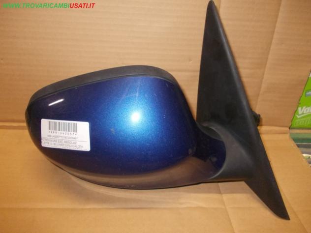 RETROVISORE EST. REGOLAZ. ELETTR. D. BLU MET 3 FILI CALOTA GRANDE 2009  3 PIN CON VETRO AD OLIO BMW Serie 3 E90 4 porte  Vetri e Retrovisori  Cristall