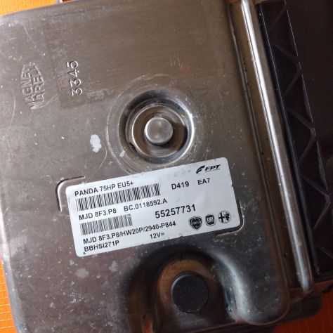 CENTRALINA MOTORE FIAT PANDA 1.3 MJT55257731 MJD8F3.P8 BC.011592.A