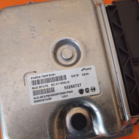 CENTRALINA MOTORE MAGNET MARELLI MJD 8F3.P8 55260727 FIAT PANDA - Foto 6