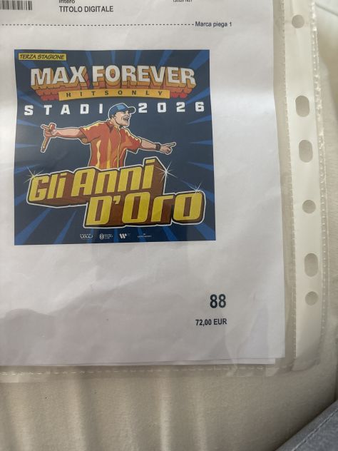 Concerto Max Pezzali Roma