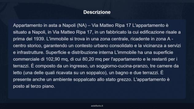 Immobile in asta di 102 m² in vendita a Napoli - Foto 17