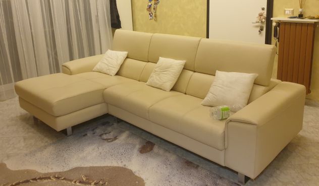 DIVANO IN PELLE POLTRONE SOFA'