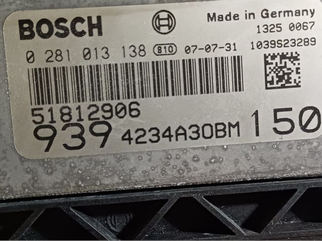 Centralina Motore Iniezione ECU BOSCH 0281013138 ALFA ROMEO 159 X3/X9 1.9 552046 - Foto 5