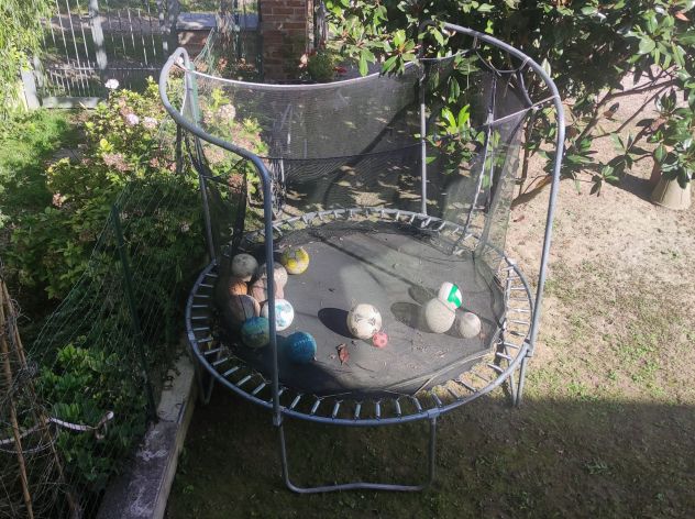 Trampolino tappeto elastico da giardino esterno - Foto 4