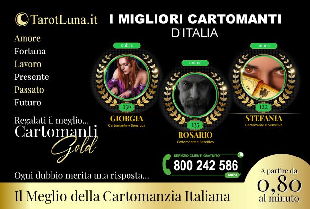 I Cartomanti Gold sono la prima scelta di TarotLuna.it