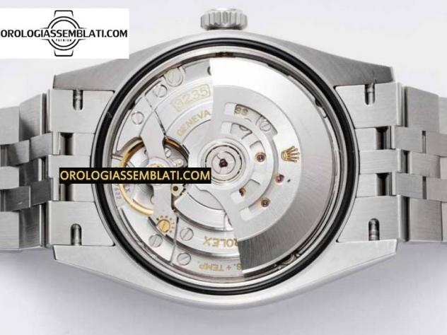 Replica Rolex Assemblata DATEJUST 36 126234 1:1 BEST EDITION ACCIAIO 904L QUADRANTE BLU CON DIAMANTI STRUTTURATI SUL BRACCIALE JUBILEE - Foto 4