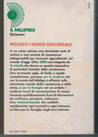 PICCOLO LESSICO UNIVERSALE - Foto 2