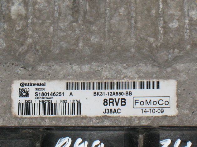 S180146251A ECU FORD TRANSIT 2.2 SID208 8RVB S180146251A BK31-12A650-BB - Foto 2