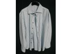 Camicia azzurrina a righe blu Taglia 44