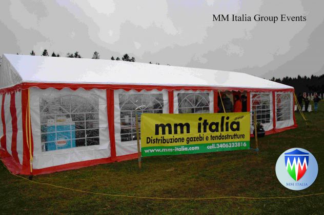 Gazebo Party coperture Tendoni 5 x 4 in Pvc Ignifugo - Foto 2