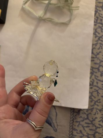 BELLISSIMO ORSETTO NUOVO IN CRISTALLO SWAROVSKI E ARGENTO SENZA DIFETTI - Foto 10
